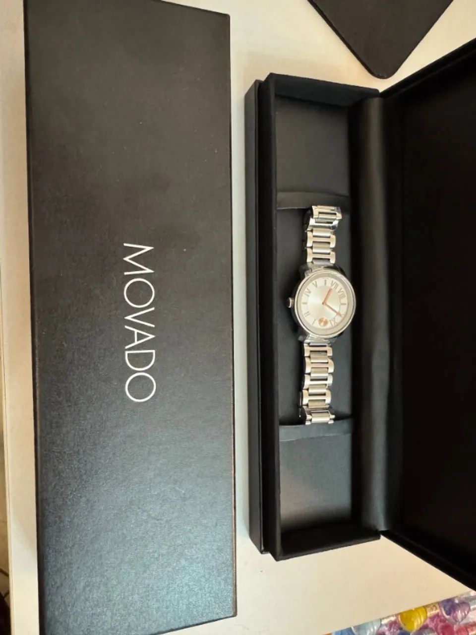 Relógio Feminino Movado Bold Prateado Prateado Rosa-claro - Foto 2