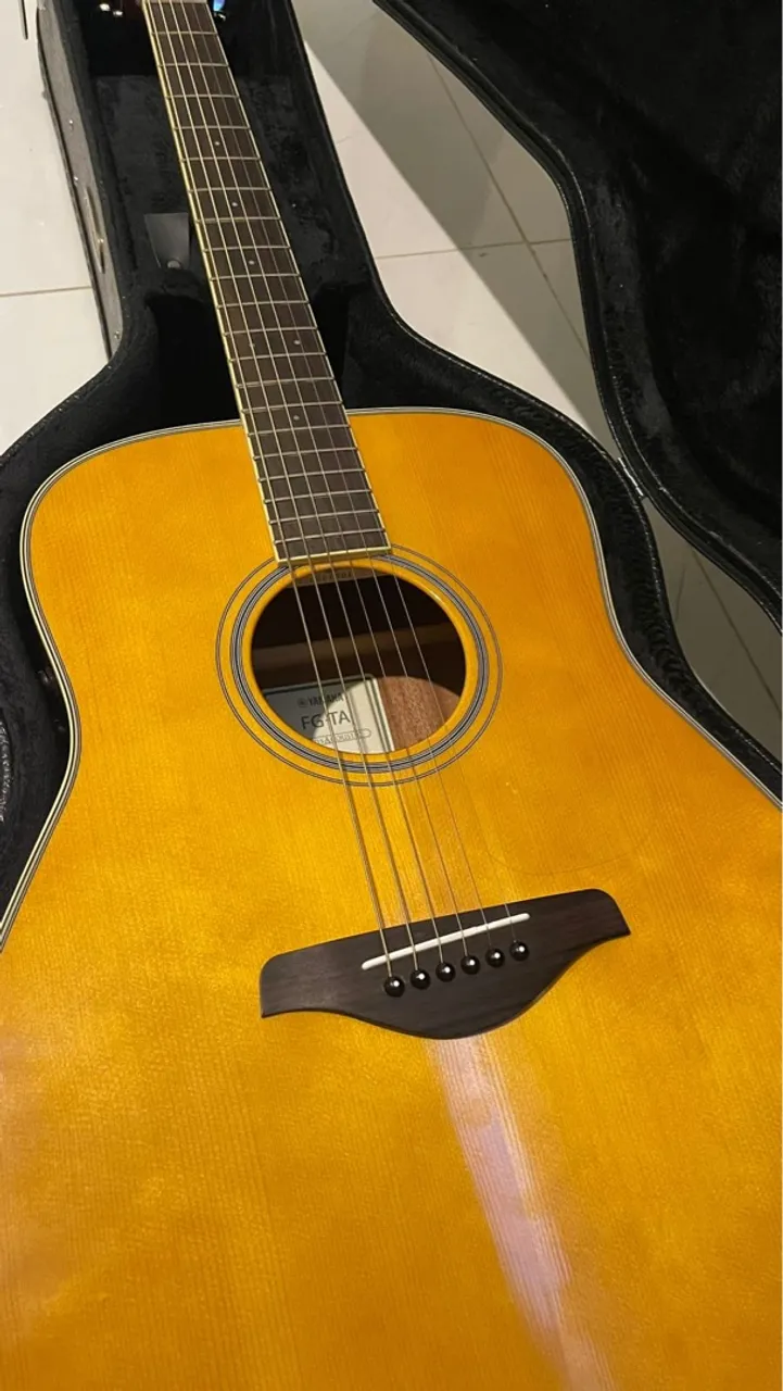 Violão Aço YAMAHA FGTA Transacustico