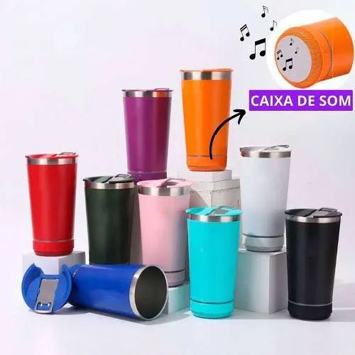Copos térmicos bluetooth novo promoção R$:60,00 - Foto 2