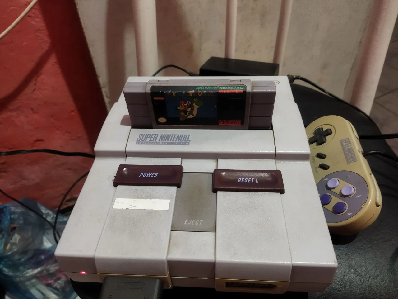 Vendo esse lindo super Nintendo completo 