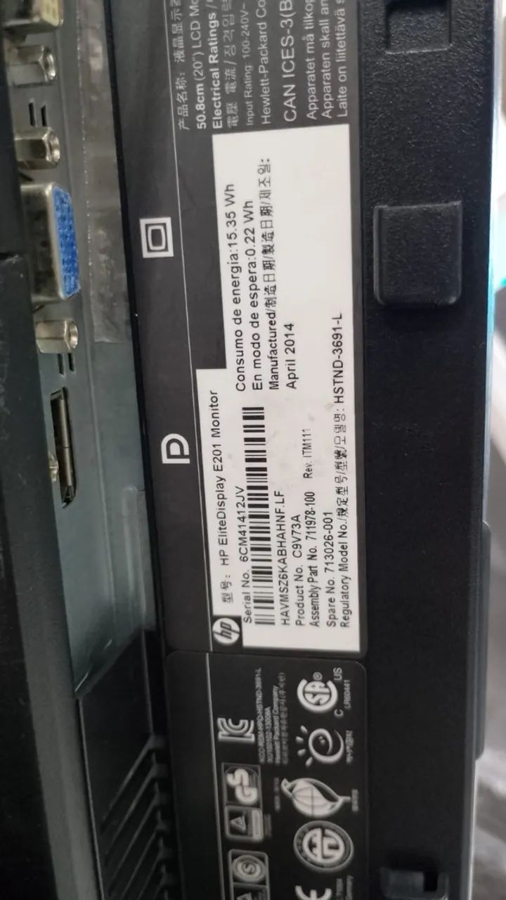 Monitor HP 20 Polegadas - Foto 5