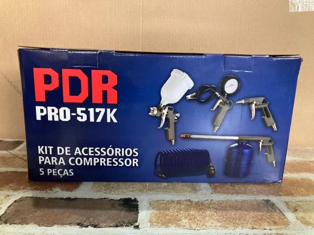 Kit acessórios para compressor 5 peças - PDR