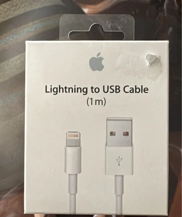 Cabo Lightning para USB 1m Apple Original, na caixa, NUNCA usado