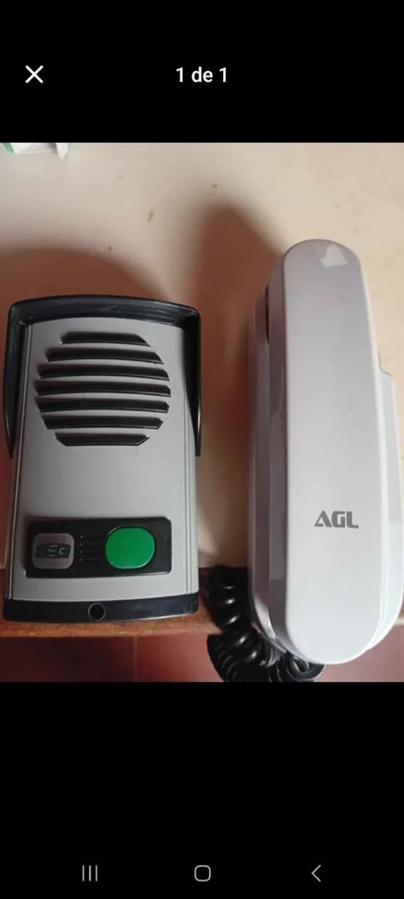 Interfone AGL e módulo de portaria