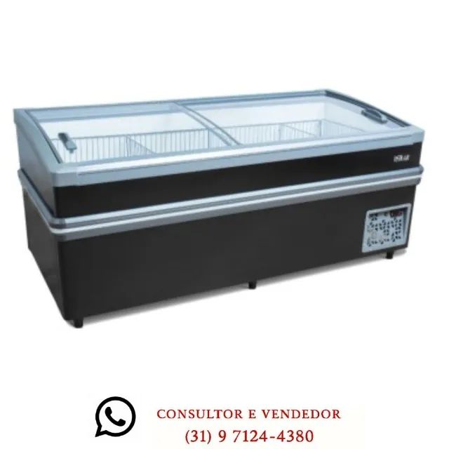 Ilha de Congelados 940 Litros 2M Polar Plus