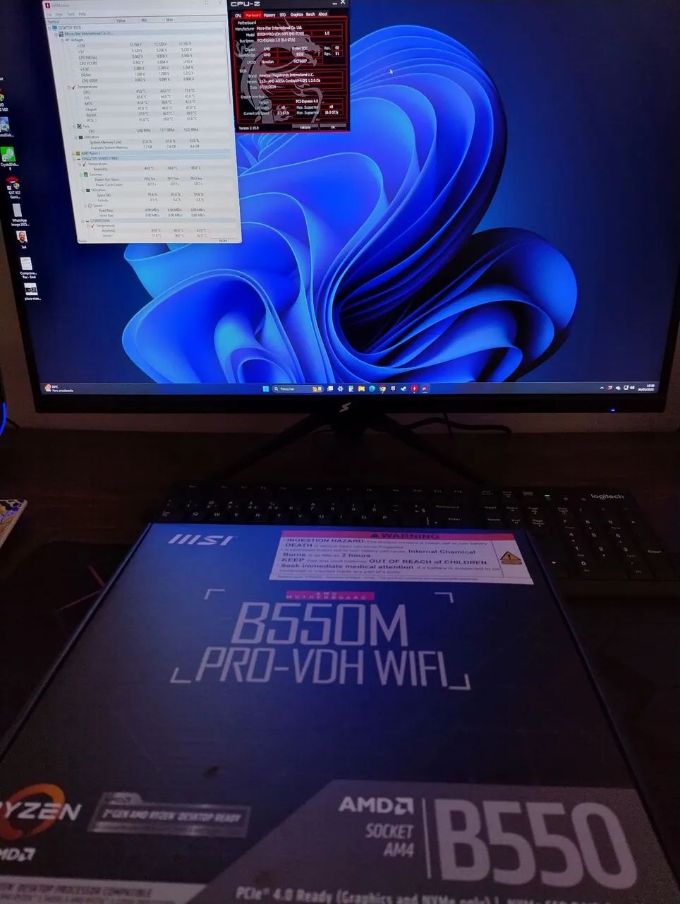 Placa-Mãe MSI B550M PRO-VDH WIFI