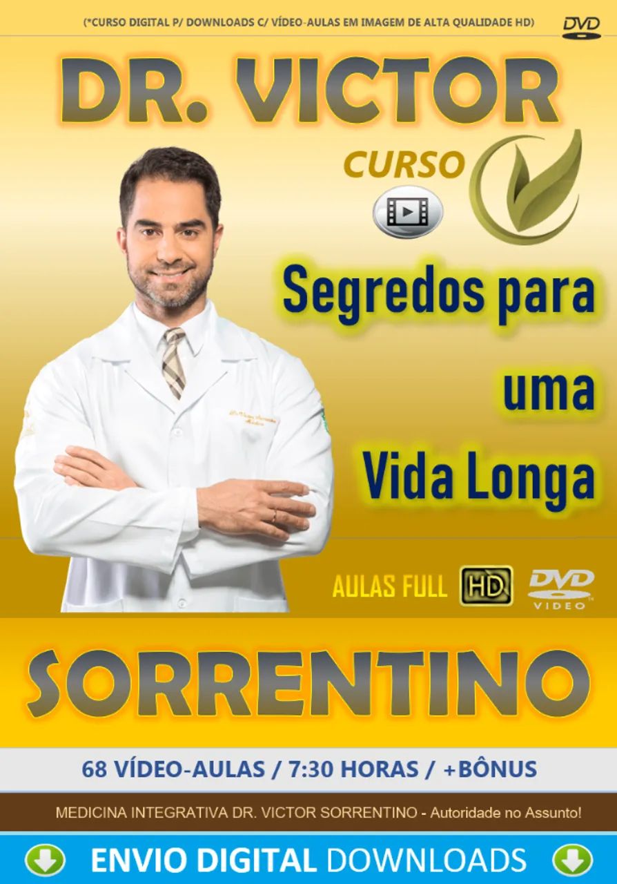 Dr Victor Sorrentino Curso Segredos para uma Vida Longa