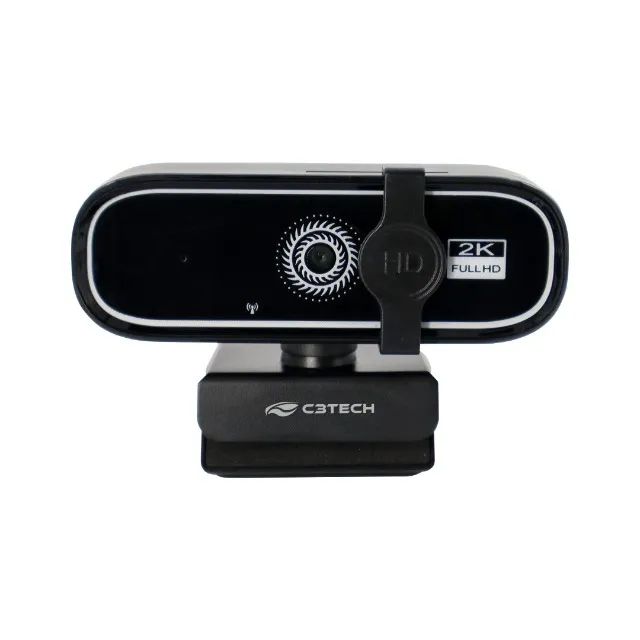 Webcam C3Tech WB-200BK 2K QHD 2560p 30 FPS - WZetta