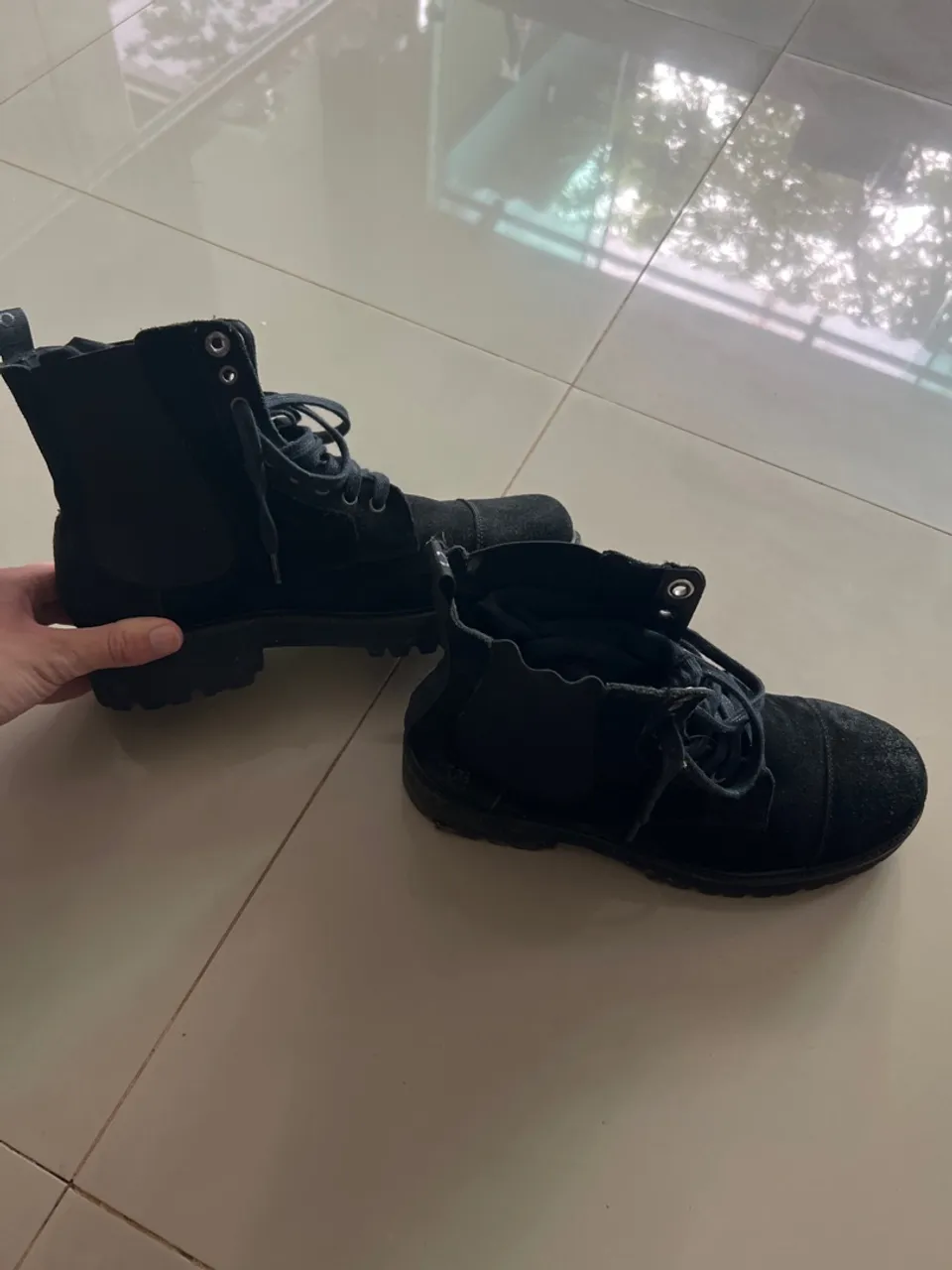 Botas de Cano médio John John Camurça