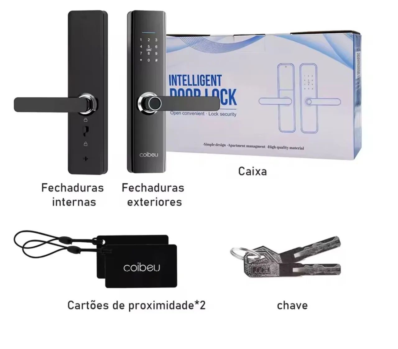 Fechadura Digital Inteligente com Cartão de Proximidade