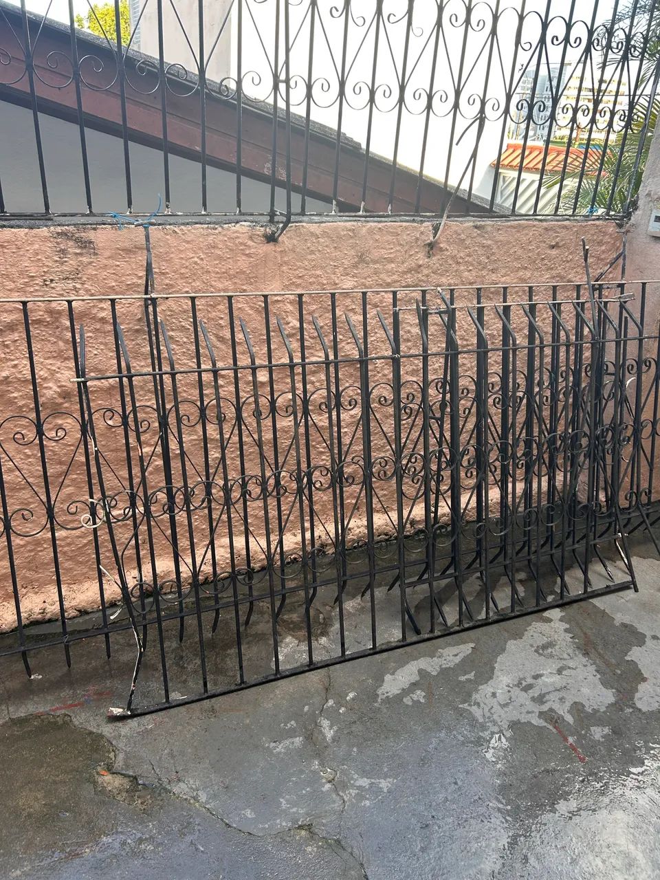 Grades de ferro 3 peças 