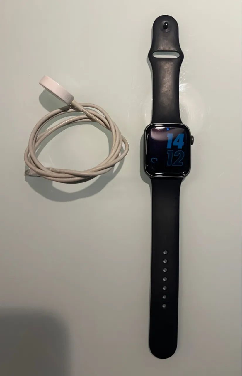 Apple Watch Series 5 44mm Preto - Excelente Estado - Smartwatches