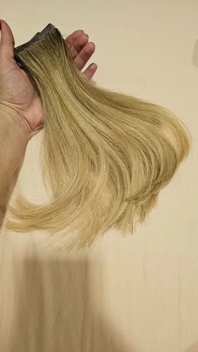 Mega Hair loiro claro - 100% humano - Brasileiro