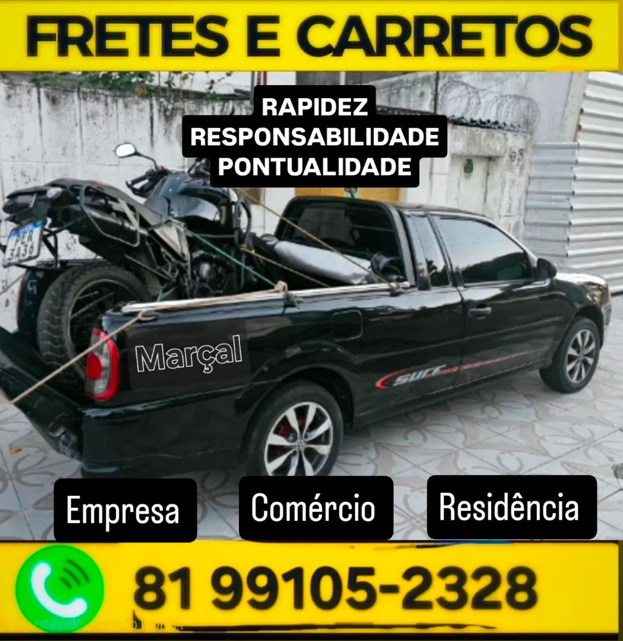 FRETES E CARRETOS em SAVEIRO 