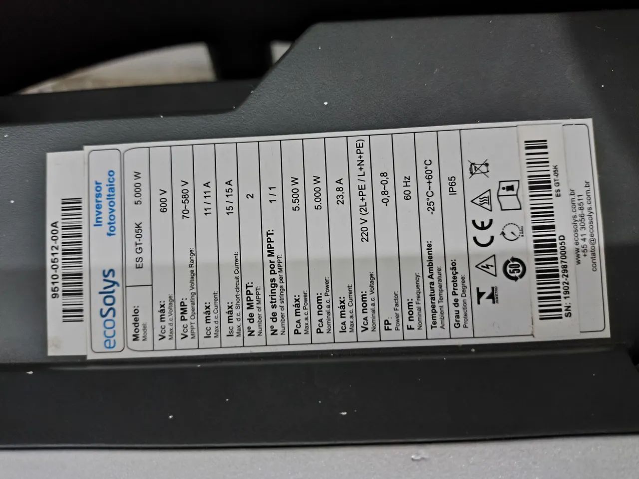 Inversor Solar EcoSolys 5kW - Foto 5