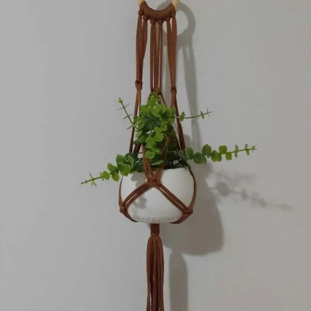 Suporte de planta em Macramê - Foto 2