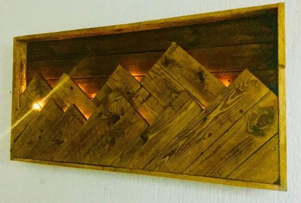 Quadro feito de palete