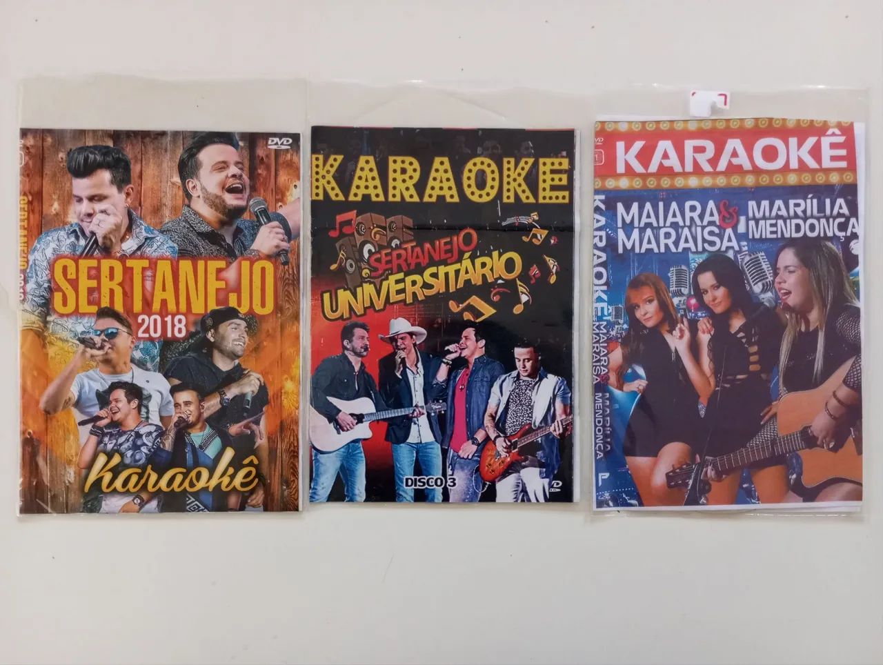 Brazilian Country Karaoke DVD, Physical and Digital Media, Lyrics and Melodies, Free Shipping via OLXPay