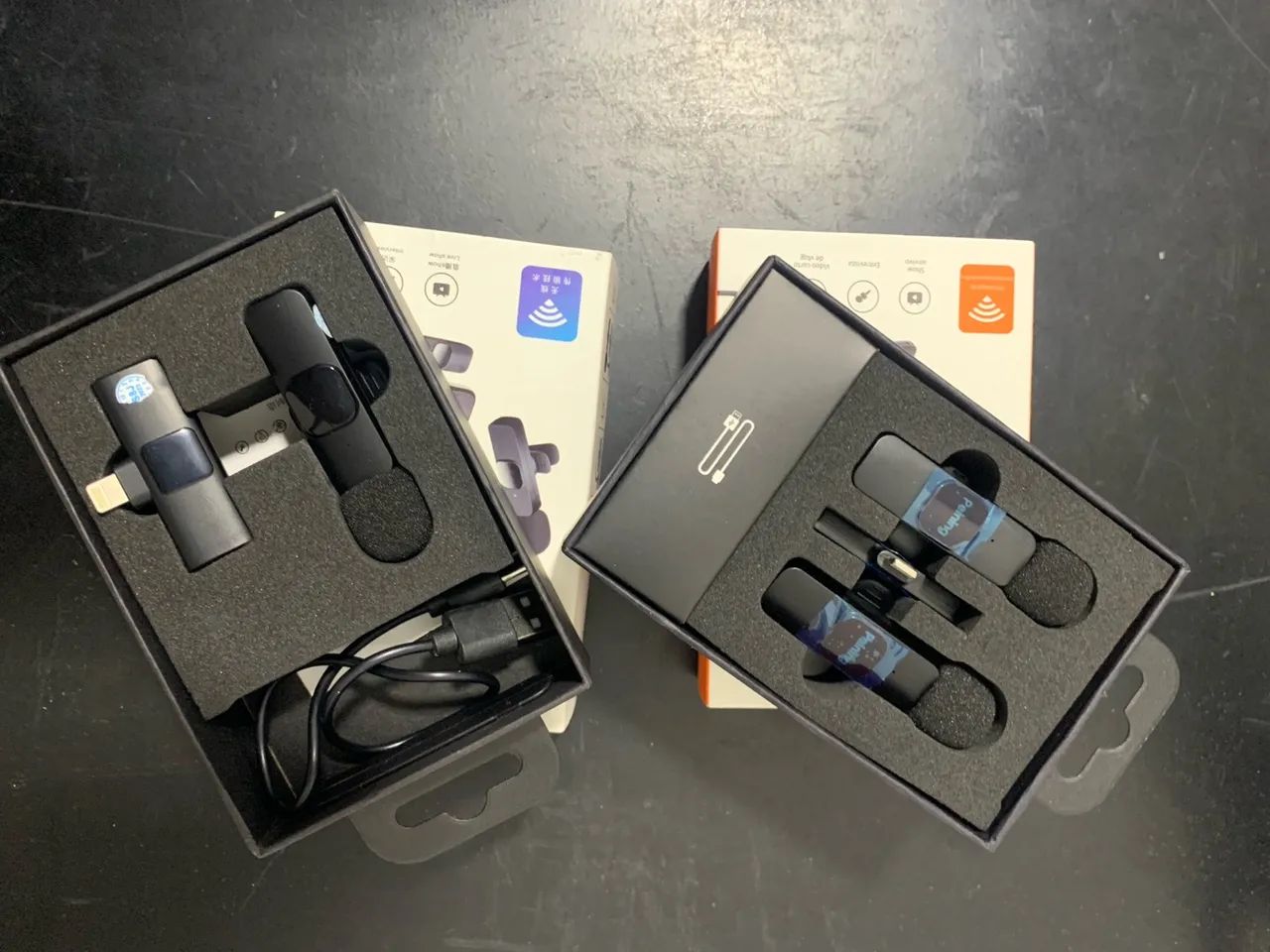 Três Microfones sem fio para celular - Foto 2