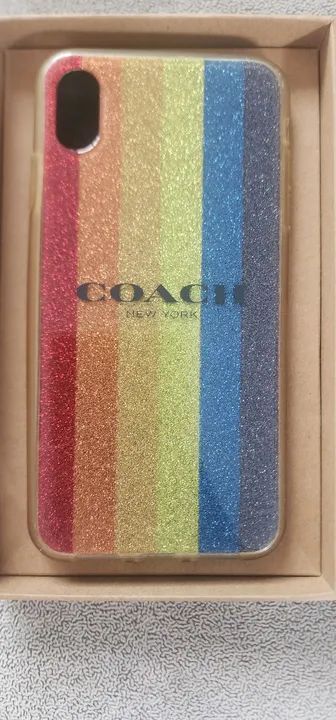 Duas Capas para iPhone XS Max - Coach e Swarovski - Foto 2