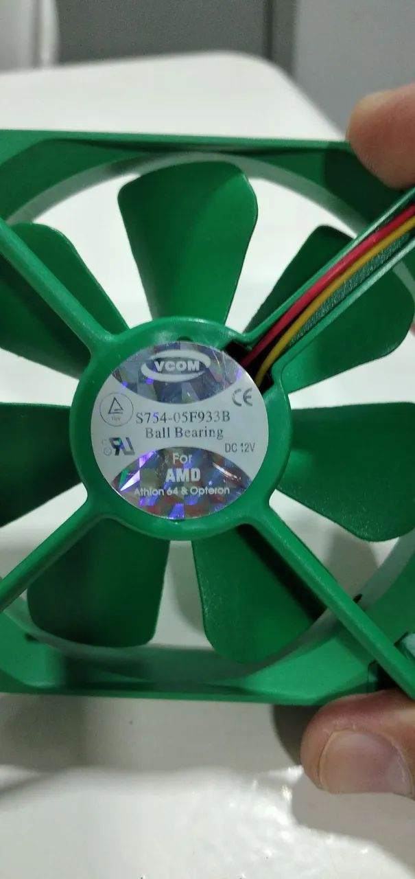Ventoinha de Gabinete para PC - Verde - Foto 3
