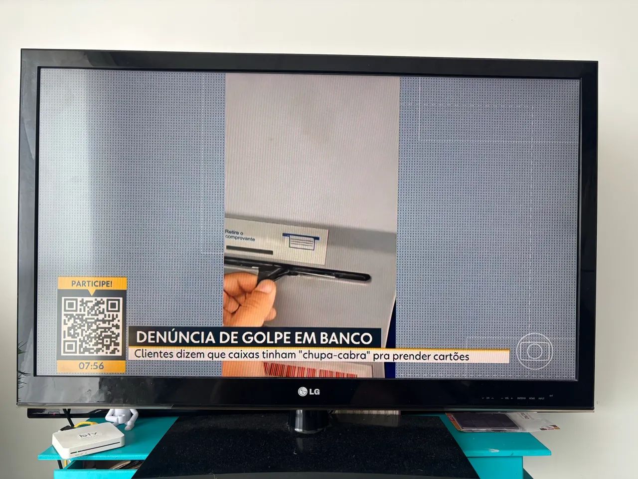 Vendo Tv De Led Lg 42lv3500 Com Base Seminova - Foto 5