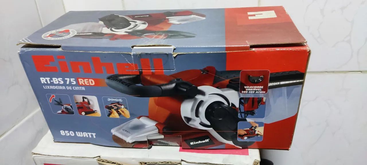 Lixadeira de cinta Einhell  - Foto 2