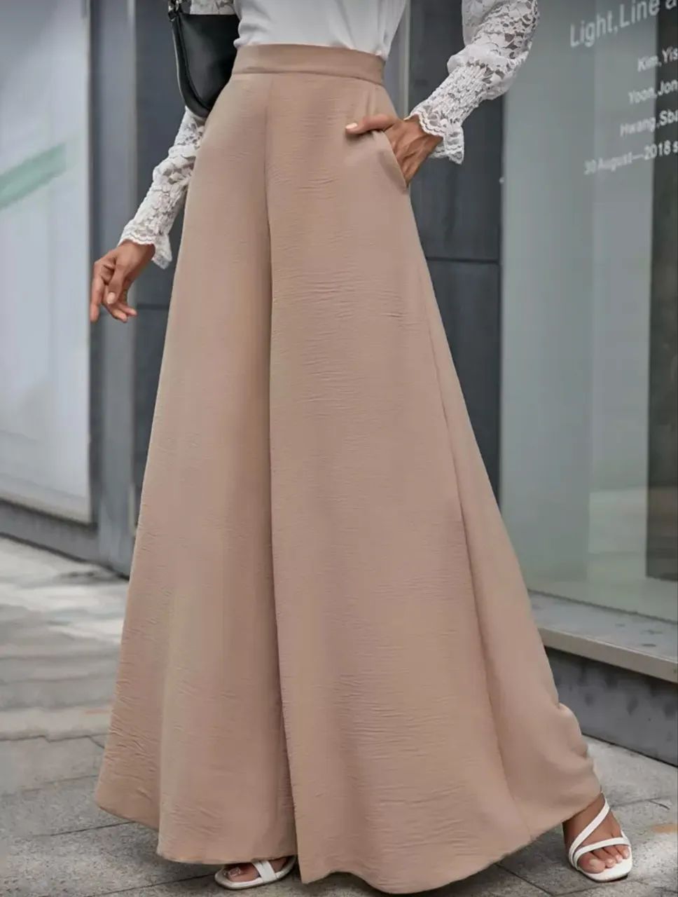 Calça Bege Soltinha 