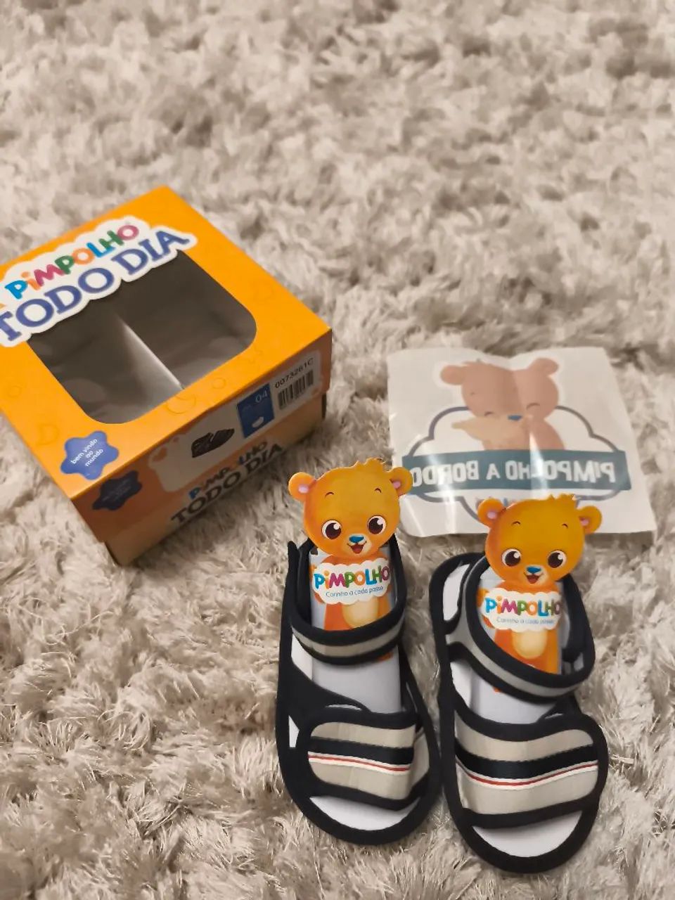 Sandália infantil Pimpolho - Tamanho 04