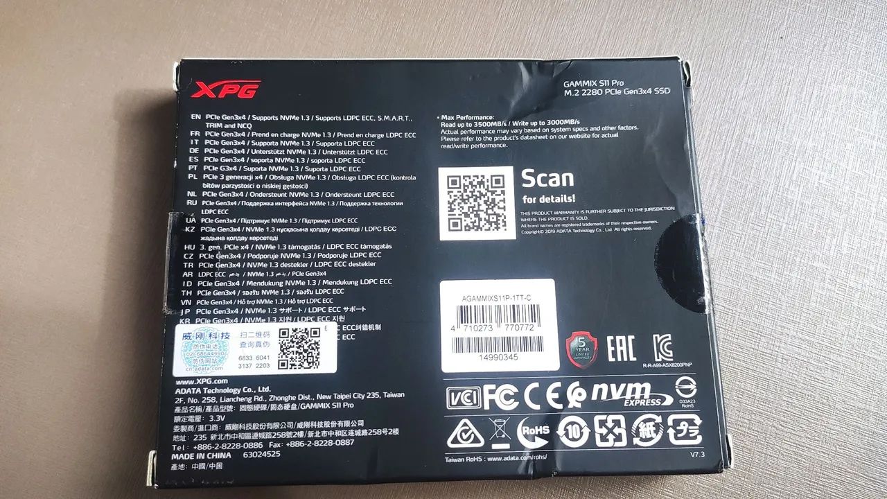 Vendo SSD NvME / M.2 de 1TB, Tam: 2280, da XPG Novo. - Foto 4