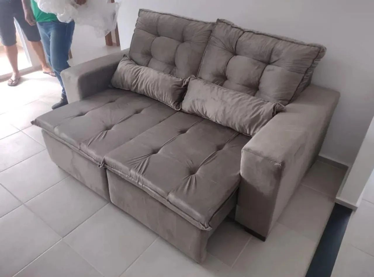 SOFÁ RETRÁTIL E RECLINÁVEL 2 LUGARES 65569113314307121