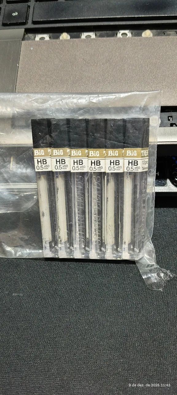 6 TUBOS GRAFITE O.5 HB - Foto 3
