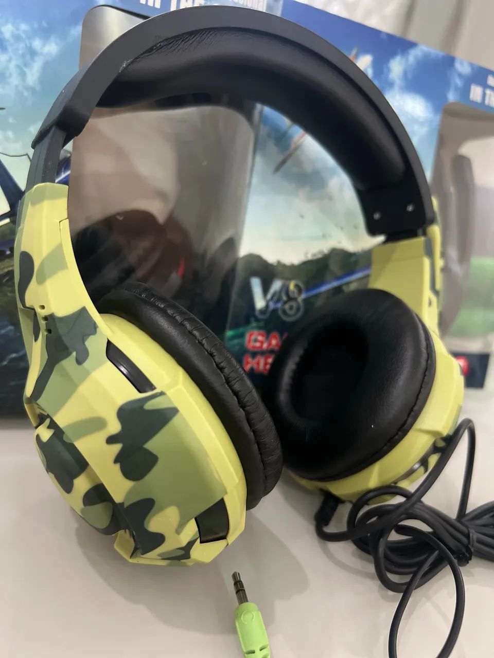 FONE GAMER headset  com microfone camuflado  - Foto 4