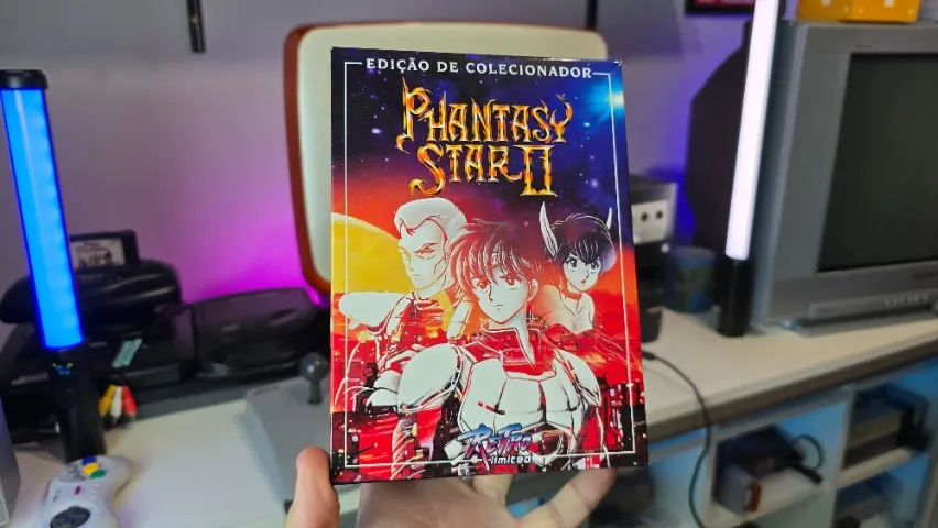 Phantasy Star 2 Mega Drive Edição Colecionador Retro Limited