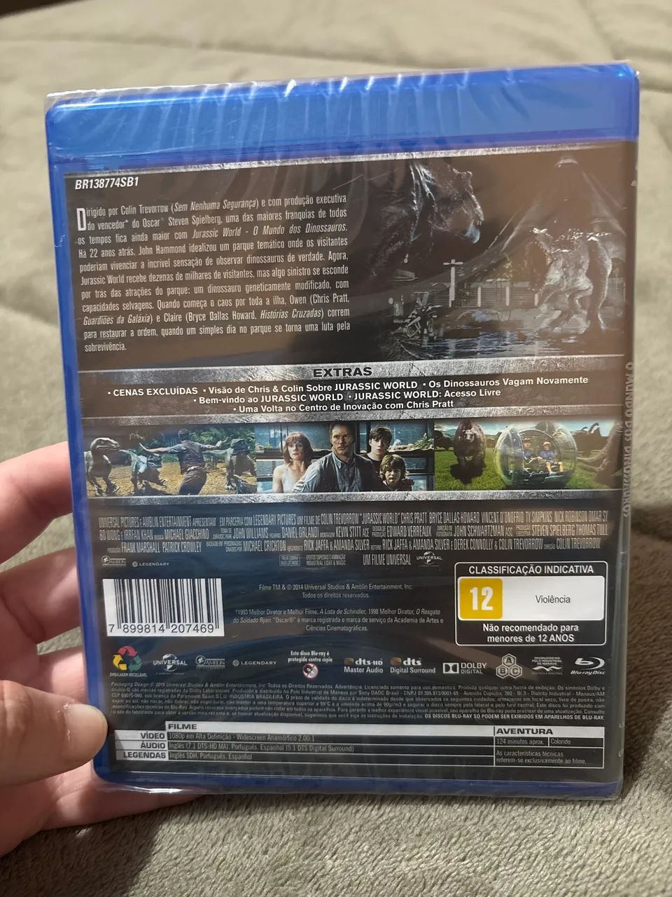 Blu ray Jurassic World (Lacrado) - Foto 2