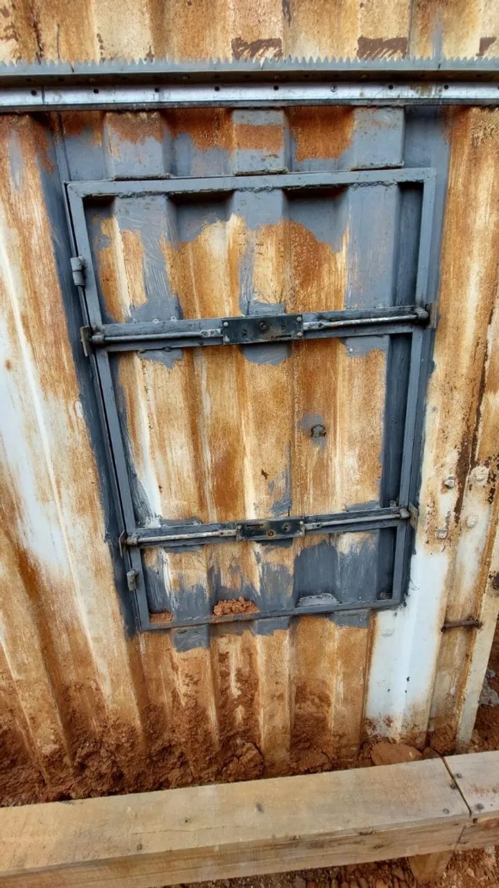 Portão de aço para garagem usado - Foto 4