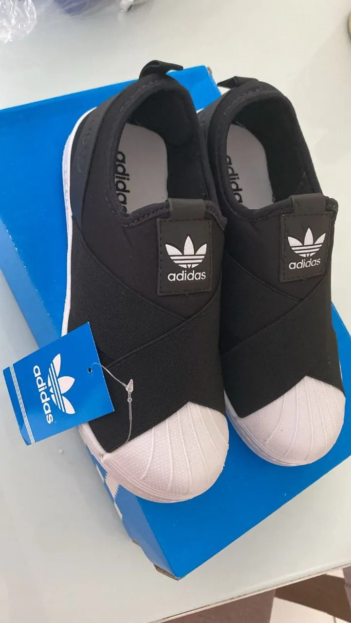 Tênis Adidas Superstar Slip On Preto