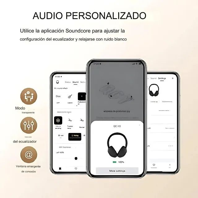 Fone de ouvido QCY H3 Branco - Foto 3