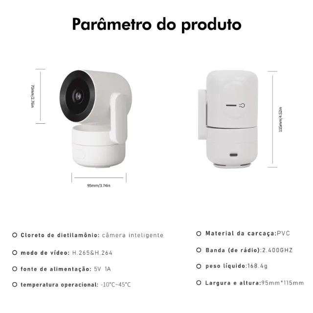 Camera Seguranca Wifi?Cameras Vigilância Wifi?Camera de Segurança?Camera Wifi 360  - Foto 2