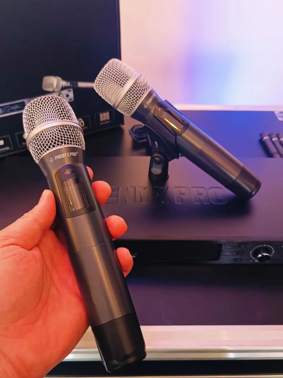 Microfone Sem Fio Phenyx Pro PTU-2U / Profissional Duplo em 1 Unidade de Rack - Foto 2