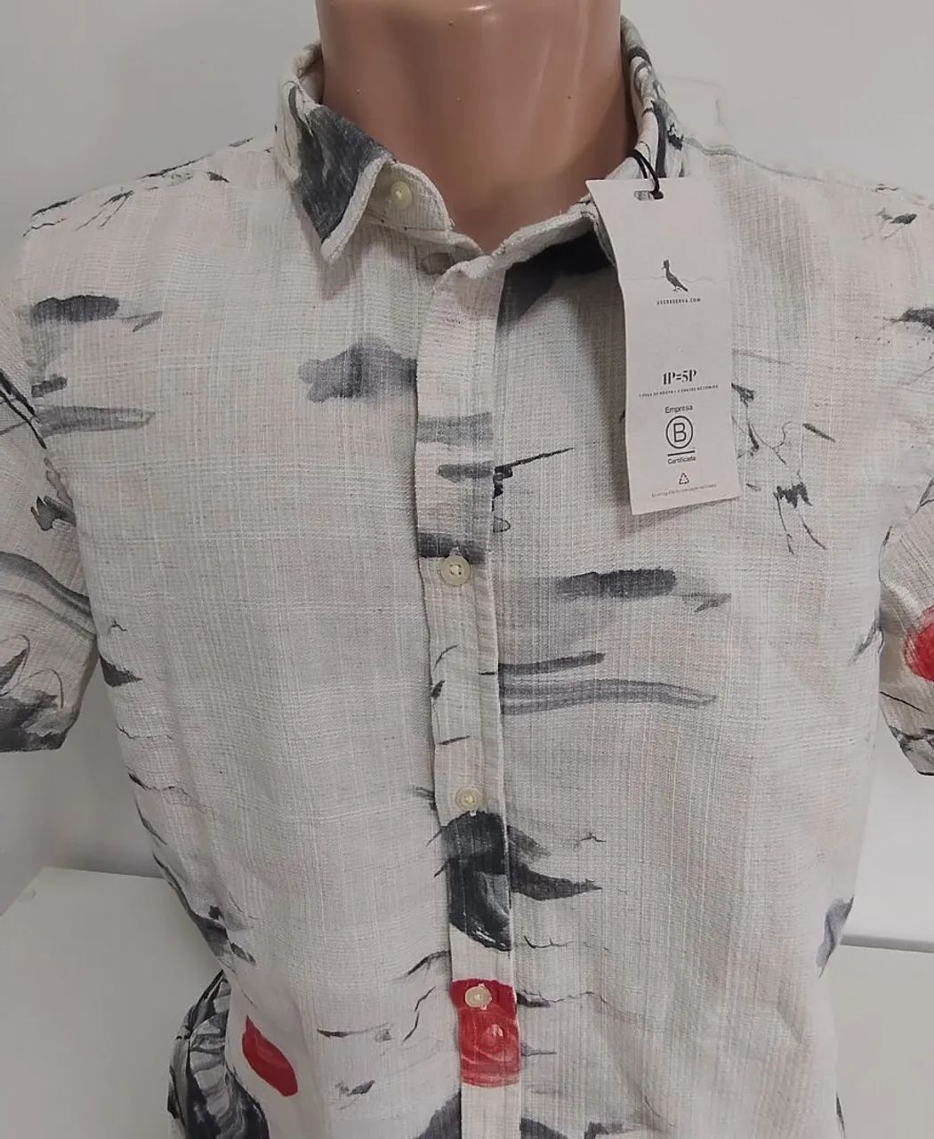 Camisa Reserva Estampada Verão -G<br><br>Cor: - Foto 2