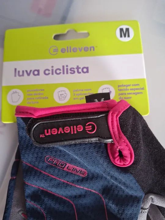 Luva Ciclista Elleven Pro Line - Tamanho M - Foto 4