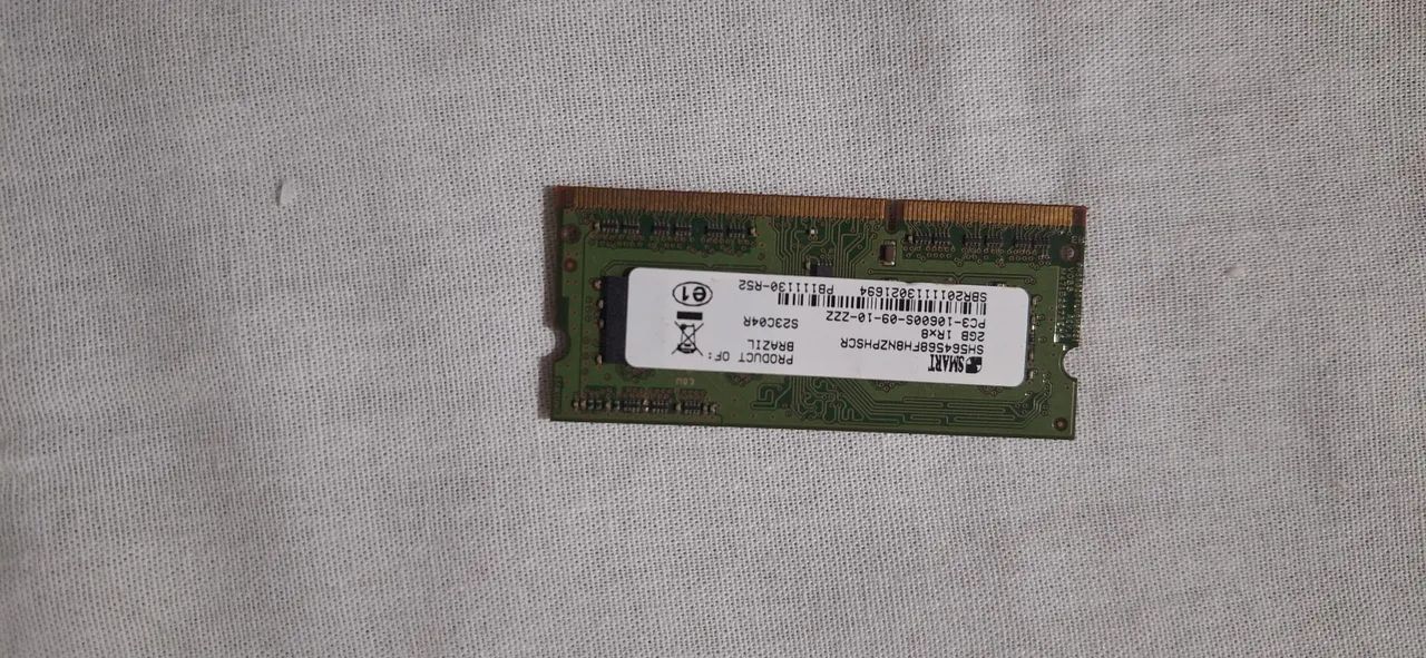 Memória RAM SMART 2GB DDR3 1333Mhz