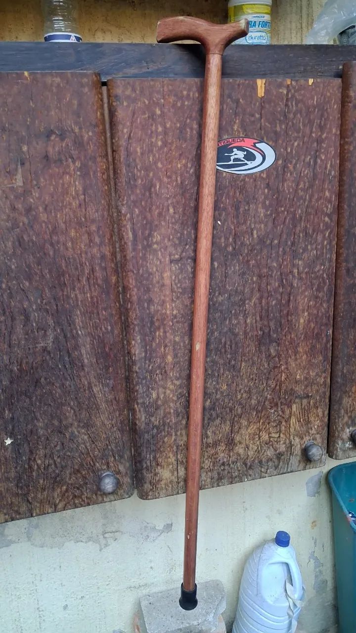 Bengala madeira tradicional 96 cm - Foto 2