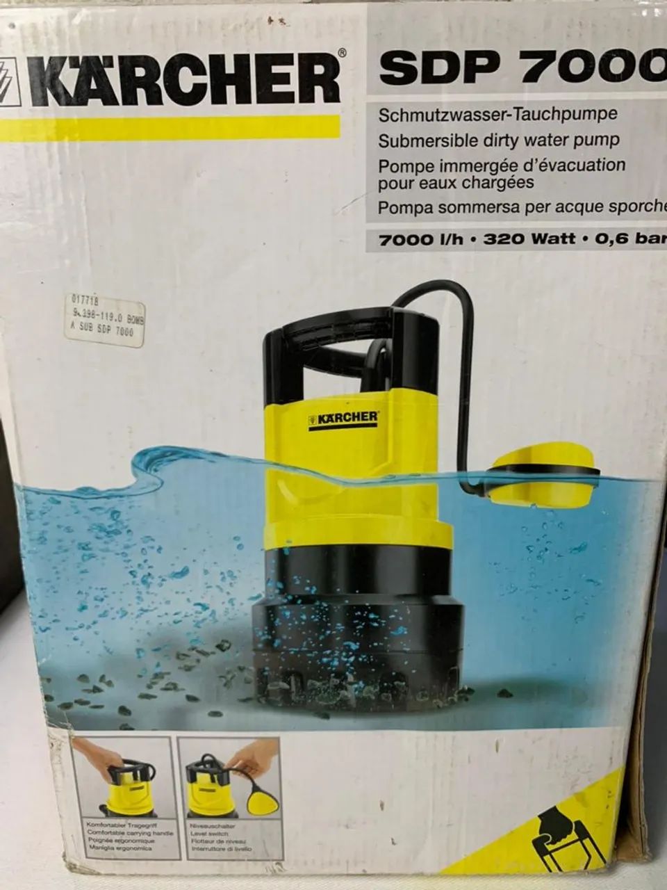 Bomba d'água submersa Karcher SDP 7000 - Foto 3