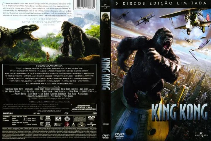 Filme KIng Kong (2Discos - Edição  Limitada - Foto 2