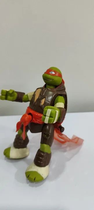 Boneco Tartaruga Ninja Michelangelo Colecionador  - Foto 5