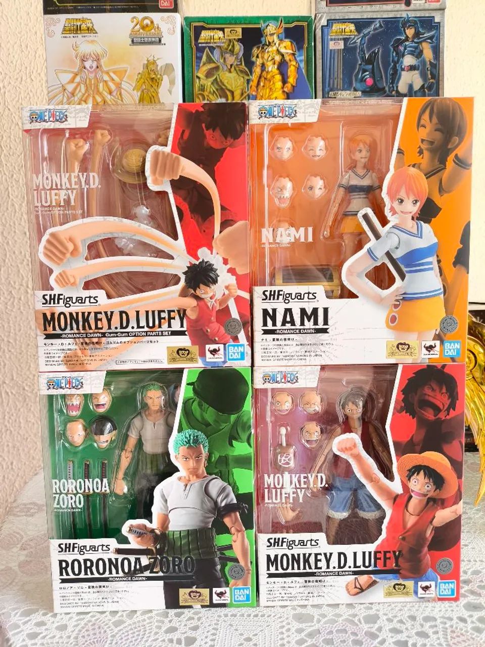Coleção Sh Figuarts One Piece Romance Down Bandai