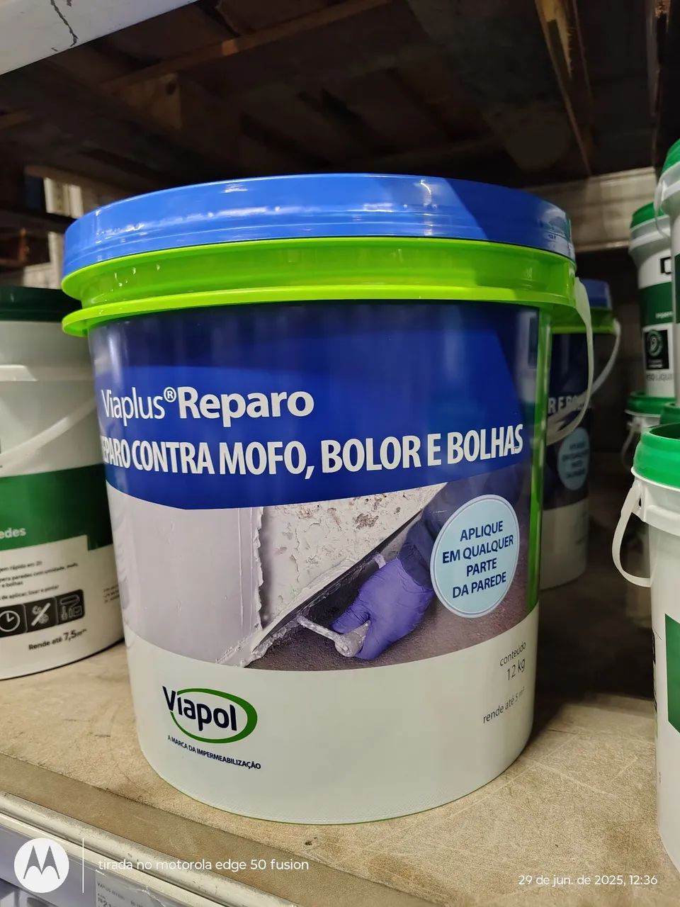 Viaplus Reparo Contra Mofo, Bolor e Bolhas 12 kg - Foto 3