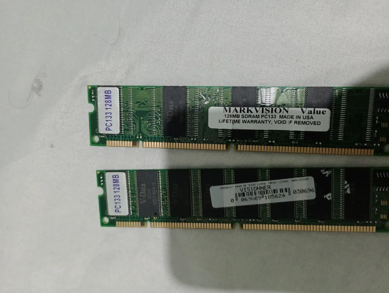 Memória RAM 128MB PC133 SDRAM MARKVISION e VISIONNER